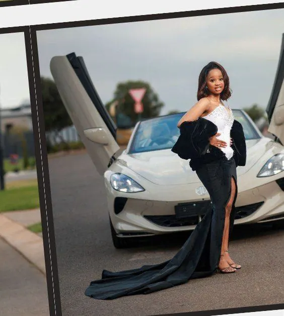Matric girl evening dress